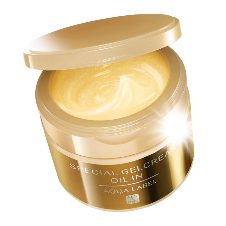 Kem dưỡng da ban đêm Shiseido Aqualabel Cream EX vàng