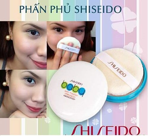 phấn rôm shiseido baby powder
