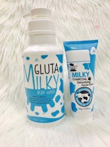 Sữa tắm dưỡng trắng bò sữa Thái Milky Glu