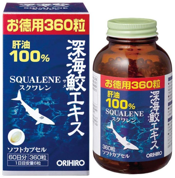 Sụn vi cá mập Squalene Orihiro 360 viên