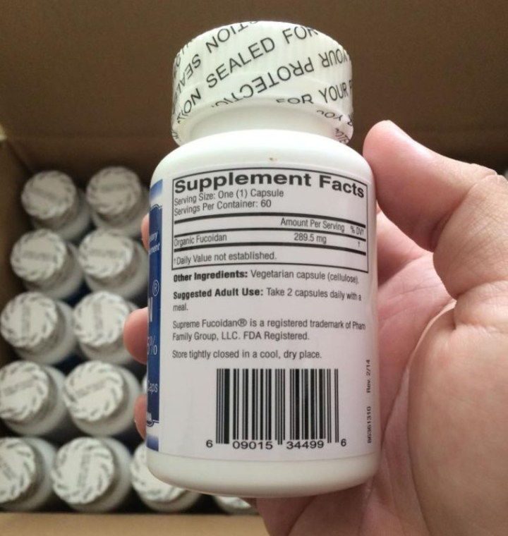 Thuốc fucoidan 95 Thuốc còn có khả năng giải độc gan, hỗ trợ hoạt động của các chức năng gan