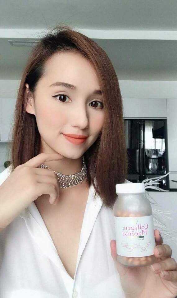 Viên uống Collagen Placenta 5 in 1 trắng da của Nhật 270 viên