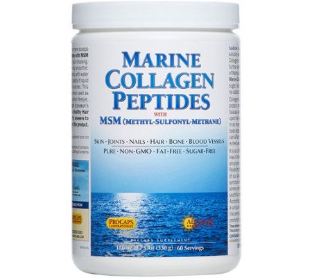 Marine Collagen Peptides with MSM 60 Servings